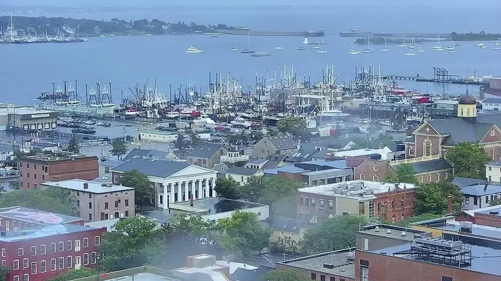 Arial view of Historic District